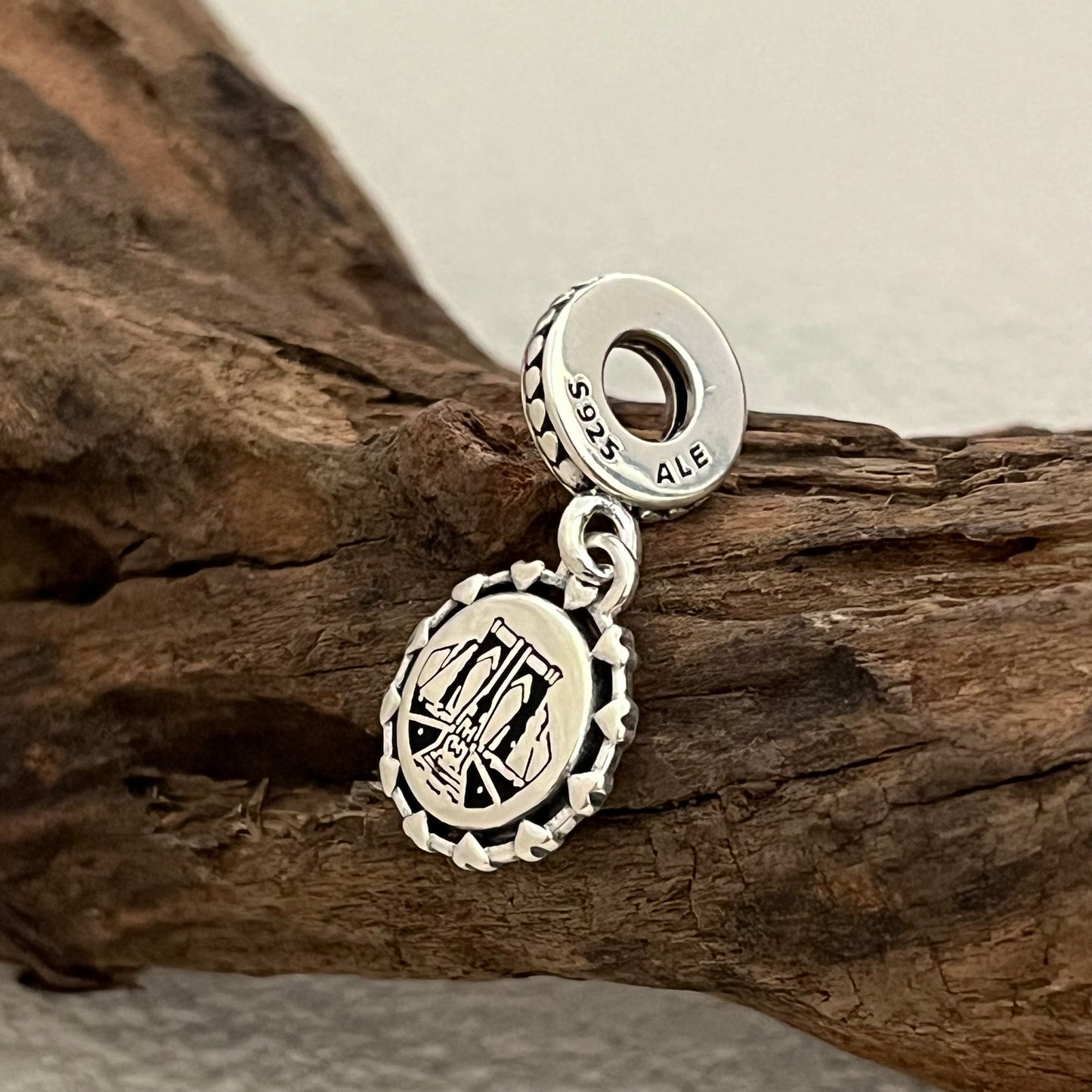 New York and Brooklyn Bridge Exclusive Dangle Charm Pendant for Pandora Bracelet S925 Silver