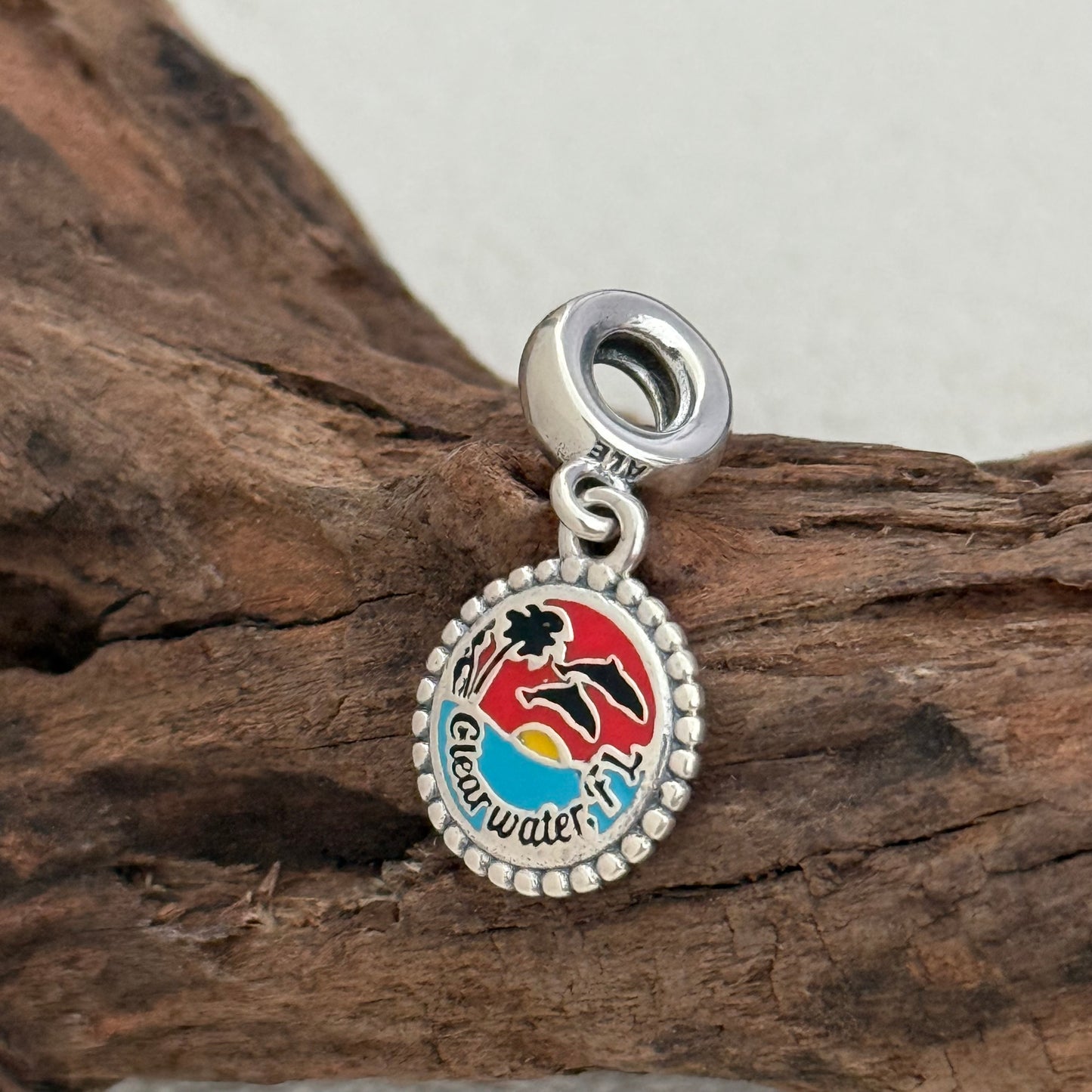 Clearwater, Florida Beach Exclusive Dangle Charm Pendant for Pandora Bracelet S925 Silver
