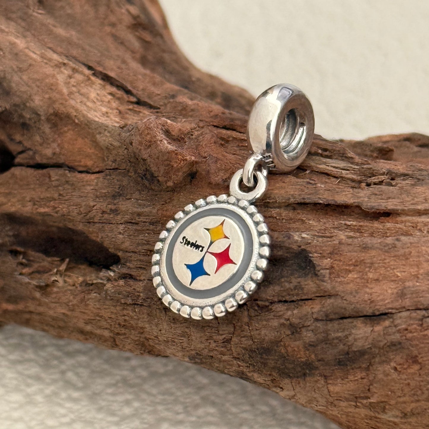 Pittsburgh steelers Exclusive Dangle Charm Pendant for Pandora Bracelet S925 Silver