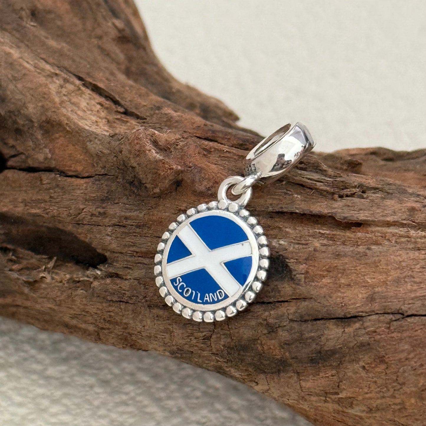 Pandora SCOTLAND Flag Exclusive Dangle Charm Pendant for Pandora Bracelet S925 Silver