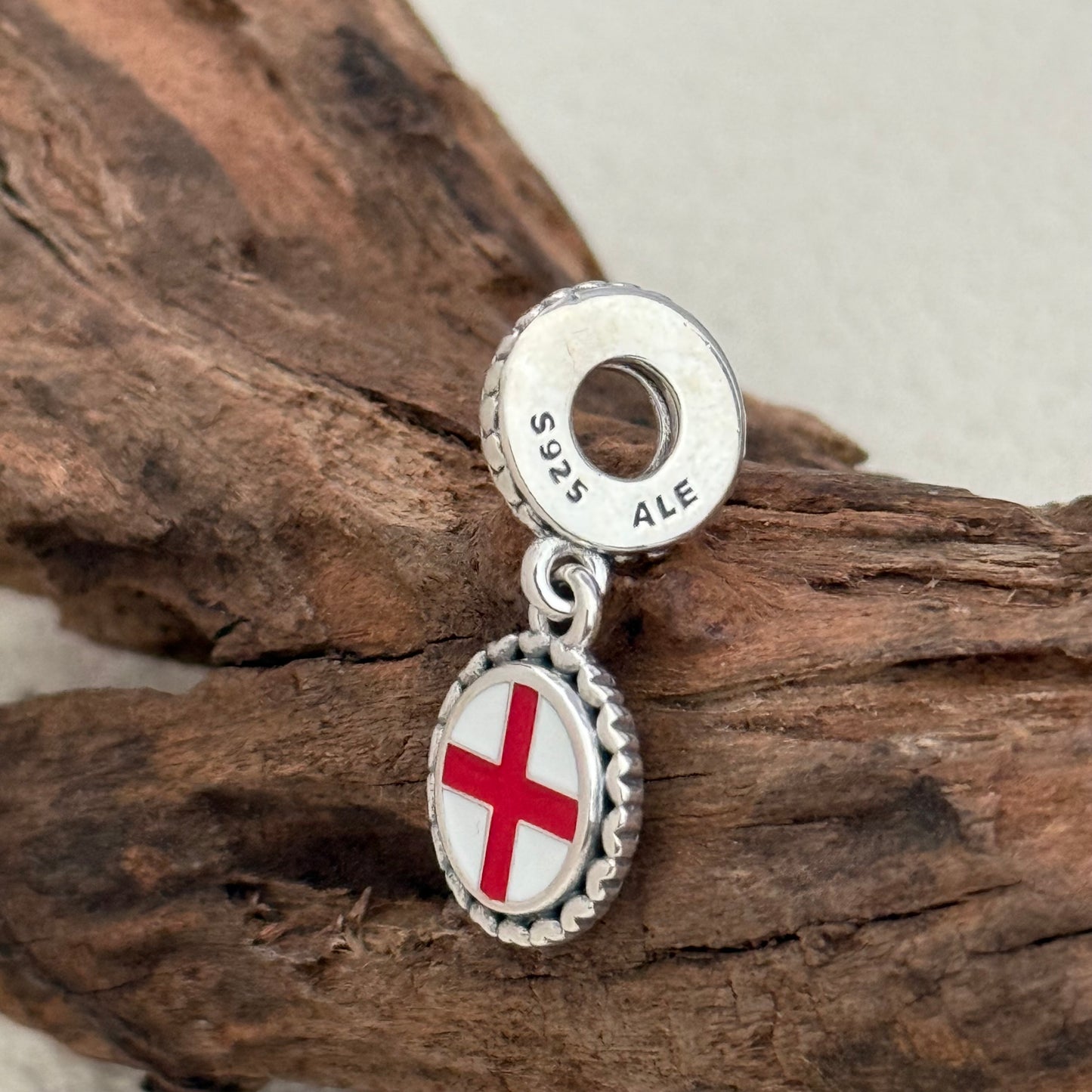 Pandora England Flag Exclusive Dangle Charm Pendant for Pandora Bracelet S925 Silver