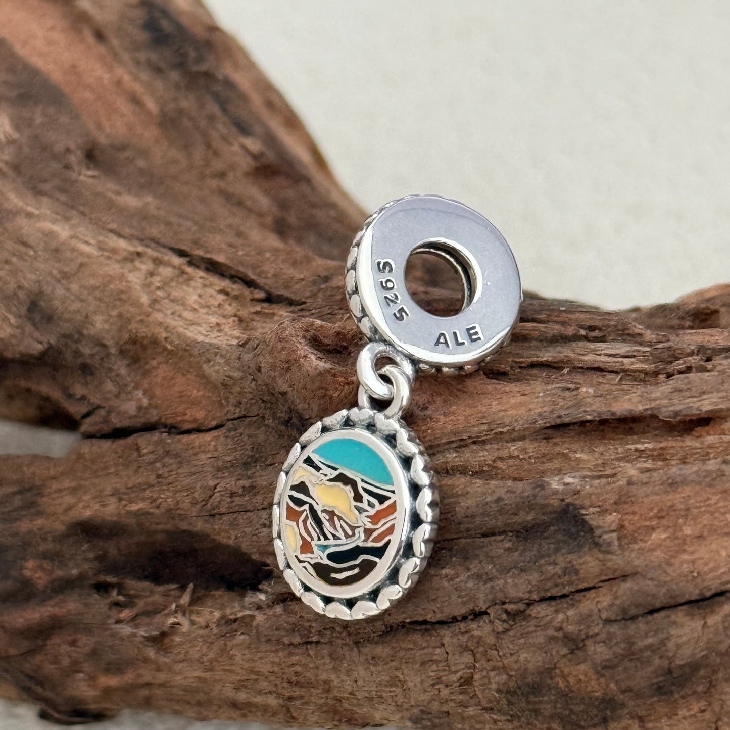 Pandora Grand Canyon View of a Lifetime Exclusive Dangle Charm Pendant for Pandora Bracelet S925 Silver