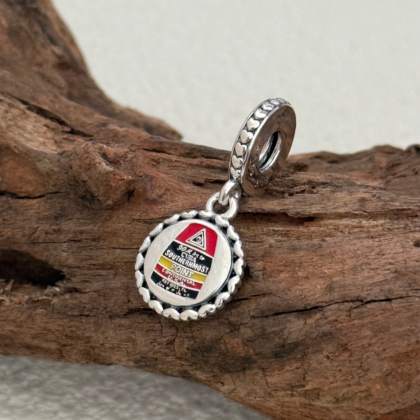 Pandora Florida Key West Buoy Exclusive Dangle Charm Pendant for Pandora Bracelet S925 Silver