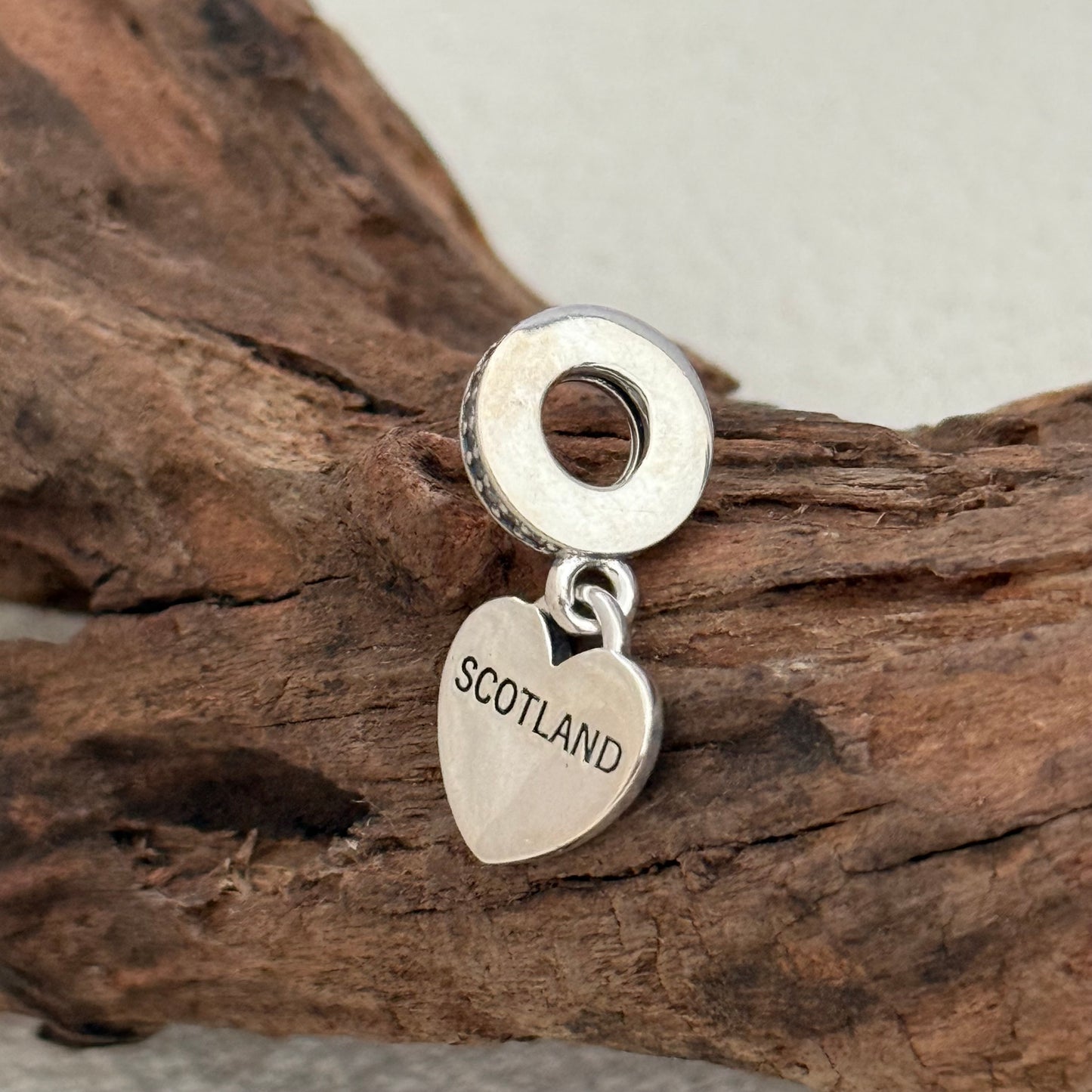 Pandora SCOTLAND Flag Heart Exclusive Dangle Charm Pendant for Pandora Bracelet S925 Silver