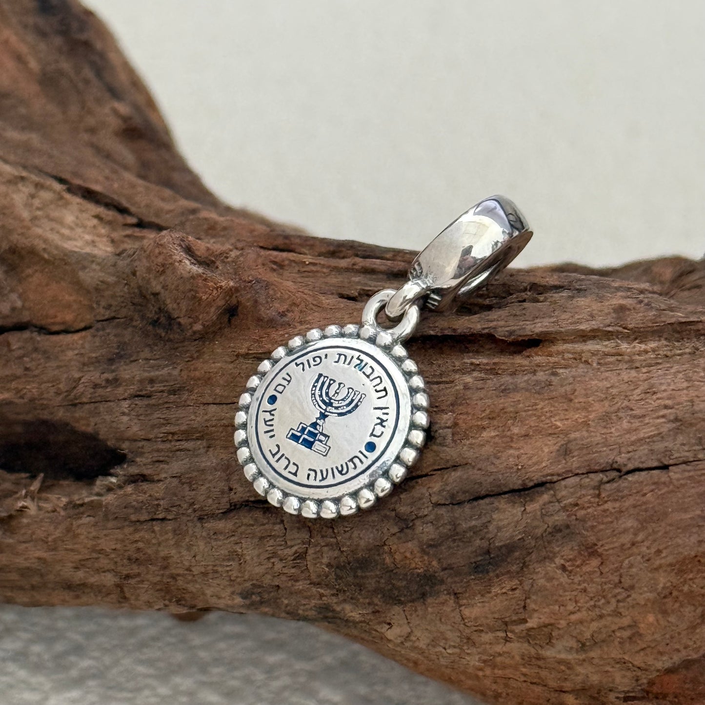 Pandora Mossad The Institute for Intelligence and Special Operations Exclusive Dangle Charm Pendant for Pandora Bracelet S925 Silver