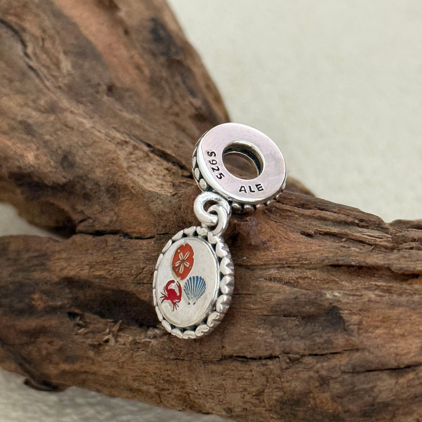ARUBA Beach Exclusive Heart around Dangle Charm Pendant for Pandora Bracelet