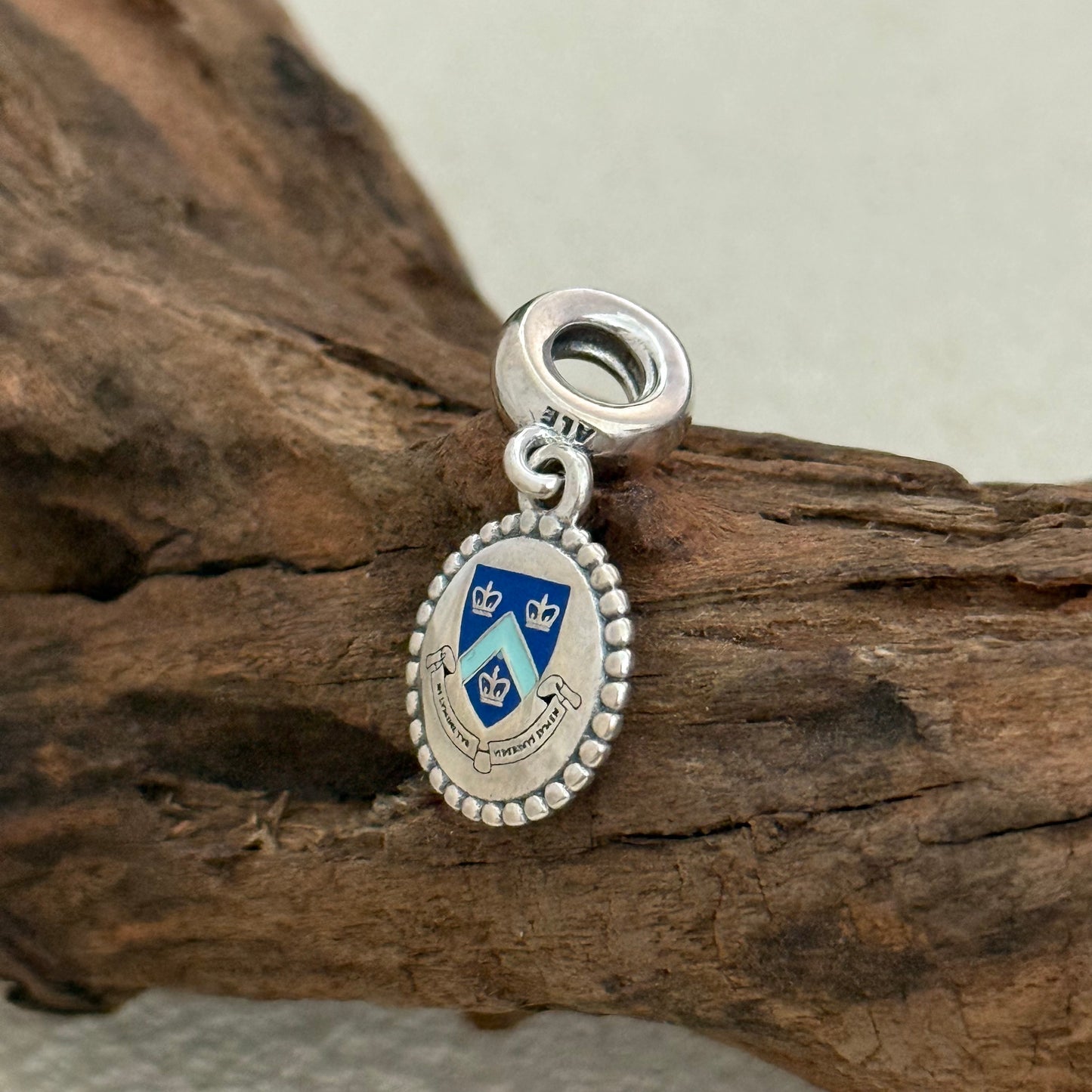 Columbia University Exclusive Dangle Charm Pendant for Pandora Bracelet