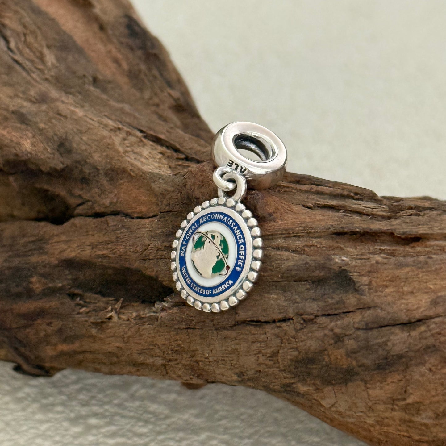 National Reconnaissance office Exclusive Dangle Charm Pendant for Pandora Bracelet