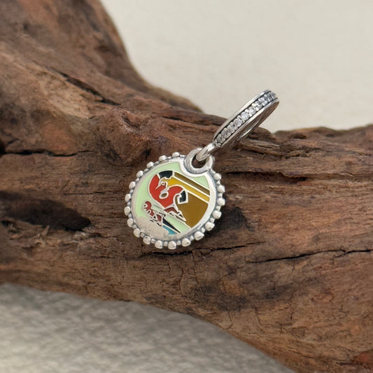 Disney's Contemporary Resort Exclusive Dangle Charm Pendant for Pandora Bracelet S925 Silver