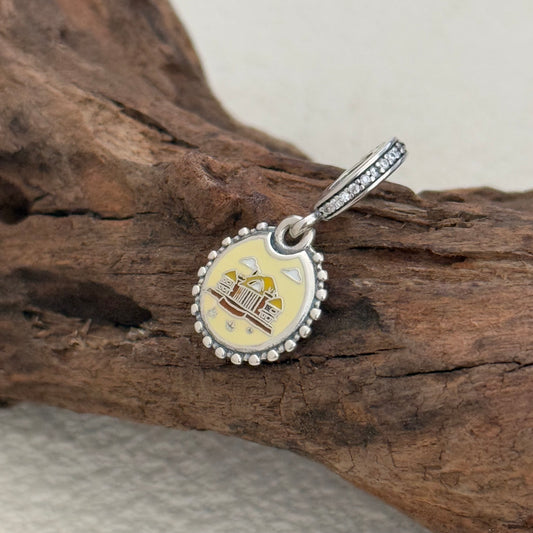 Disney's Animal Kingdom Lodge Exclusive Dangle Charm Pendant for Pandora Bracelet S925 Silver