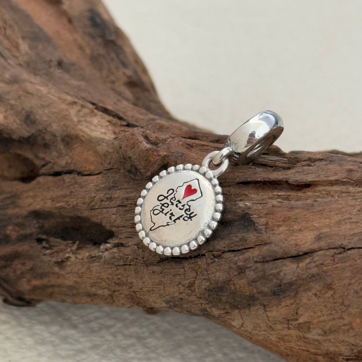 Jersey Girl Exclusive Dangle Charm Pendant for Pandora Bracelet S925 Silver