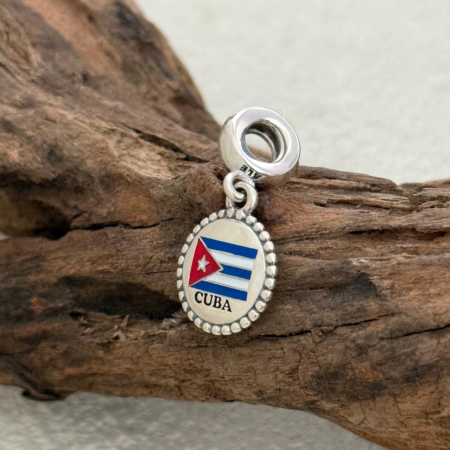 CUBA Flag Exclusive Dangle Charm Pendant for Pandora Bracelet