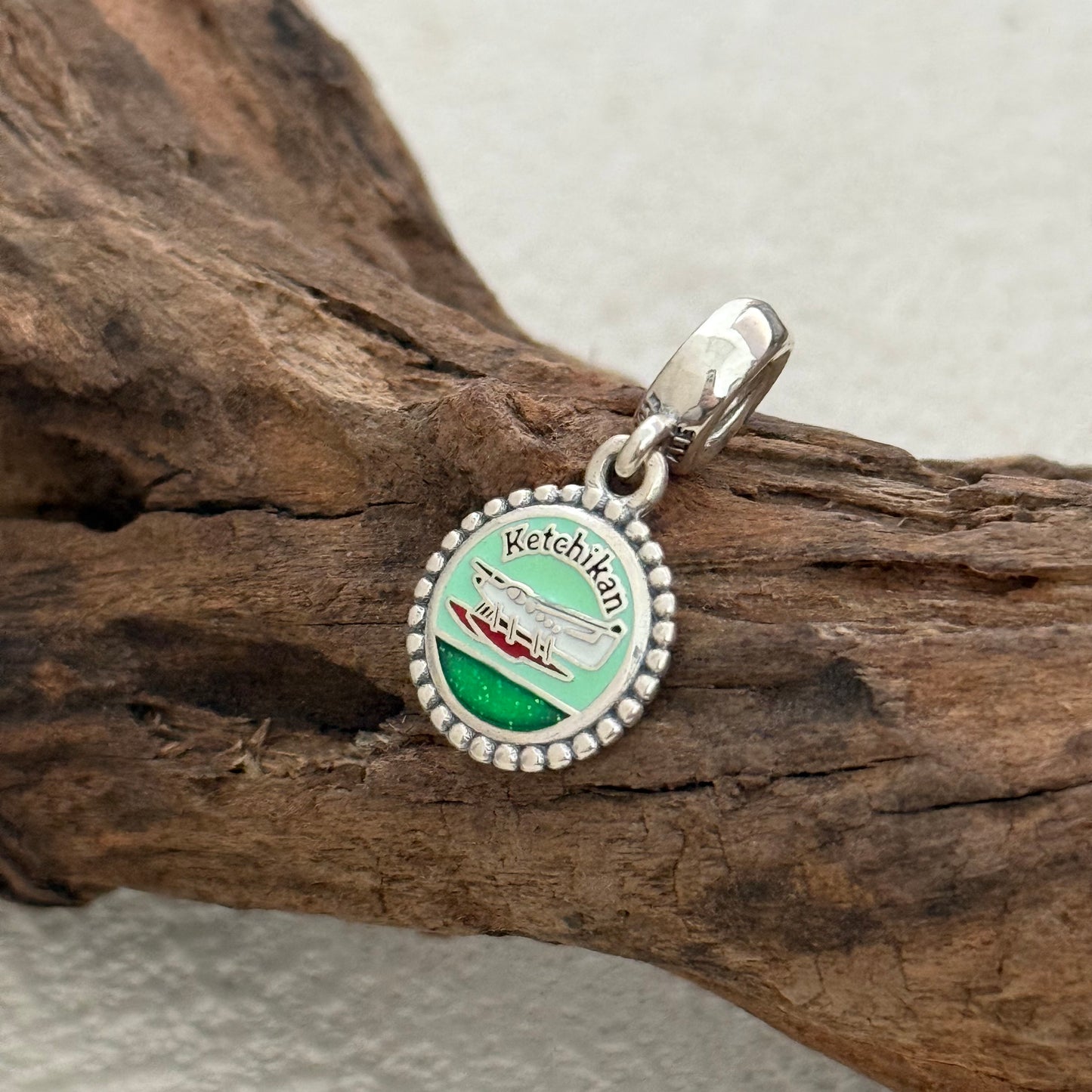 Ketchikan Alaska Exclusive Dangle Charm Pendant for Pandora Bracelet