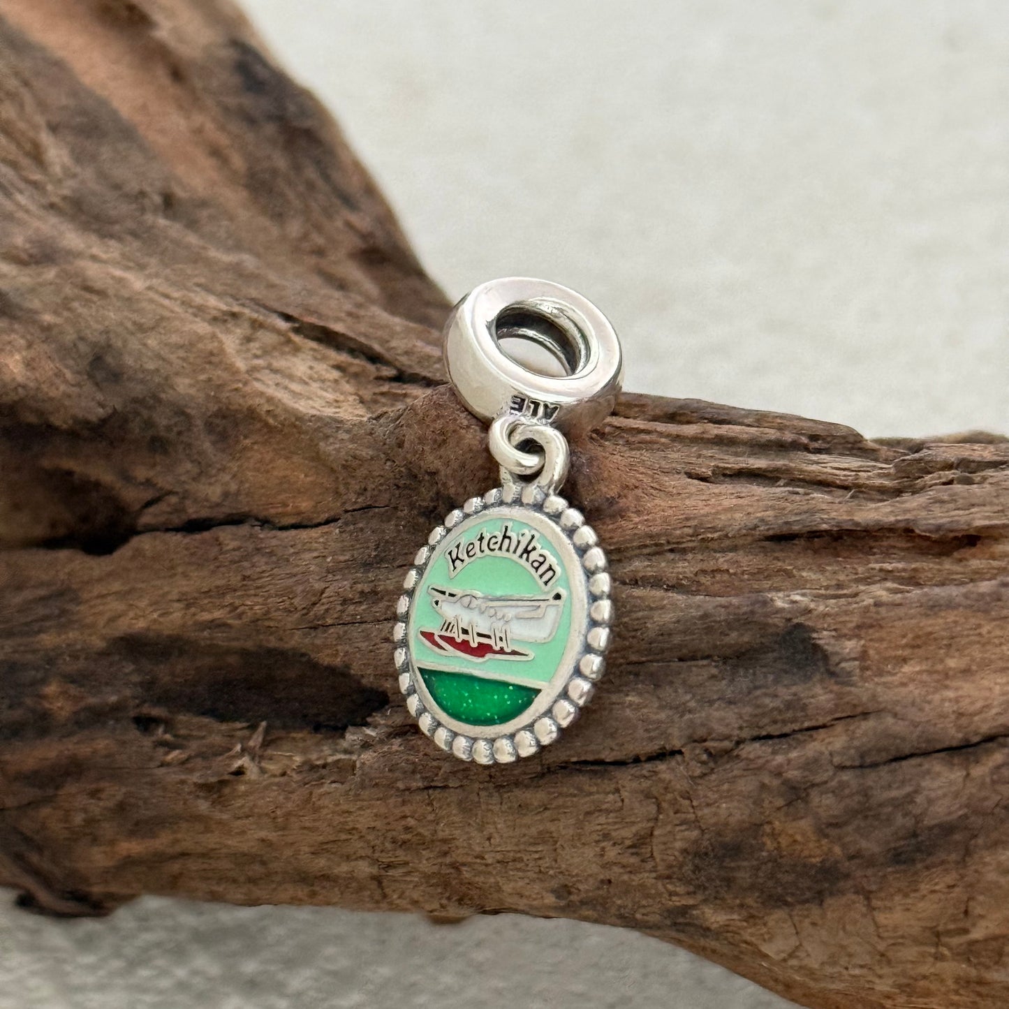 Ketchikan Alaska Exclusive Dangle Charm Pendant for Pandora Bracelet