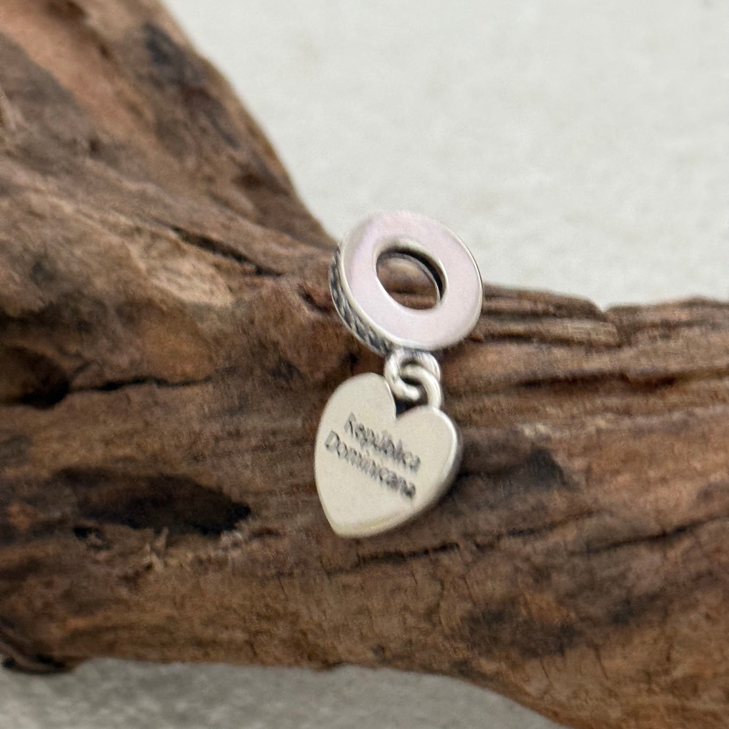 Dominican Republic Flag Exclusive Heart Dangle Charm Pendant for Pandora Bracelet