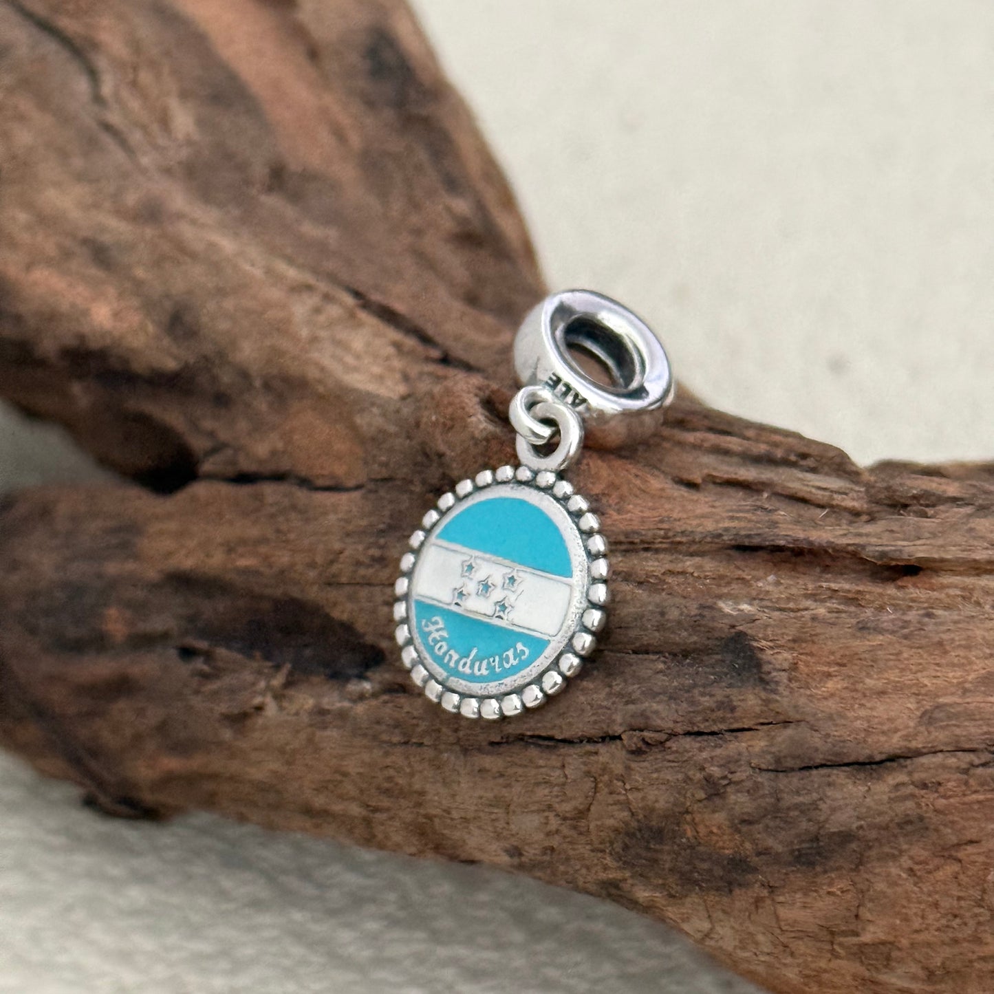 Honduras Flag Exclusive Dangle Charm Pendant for Pandora Bracelet