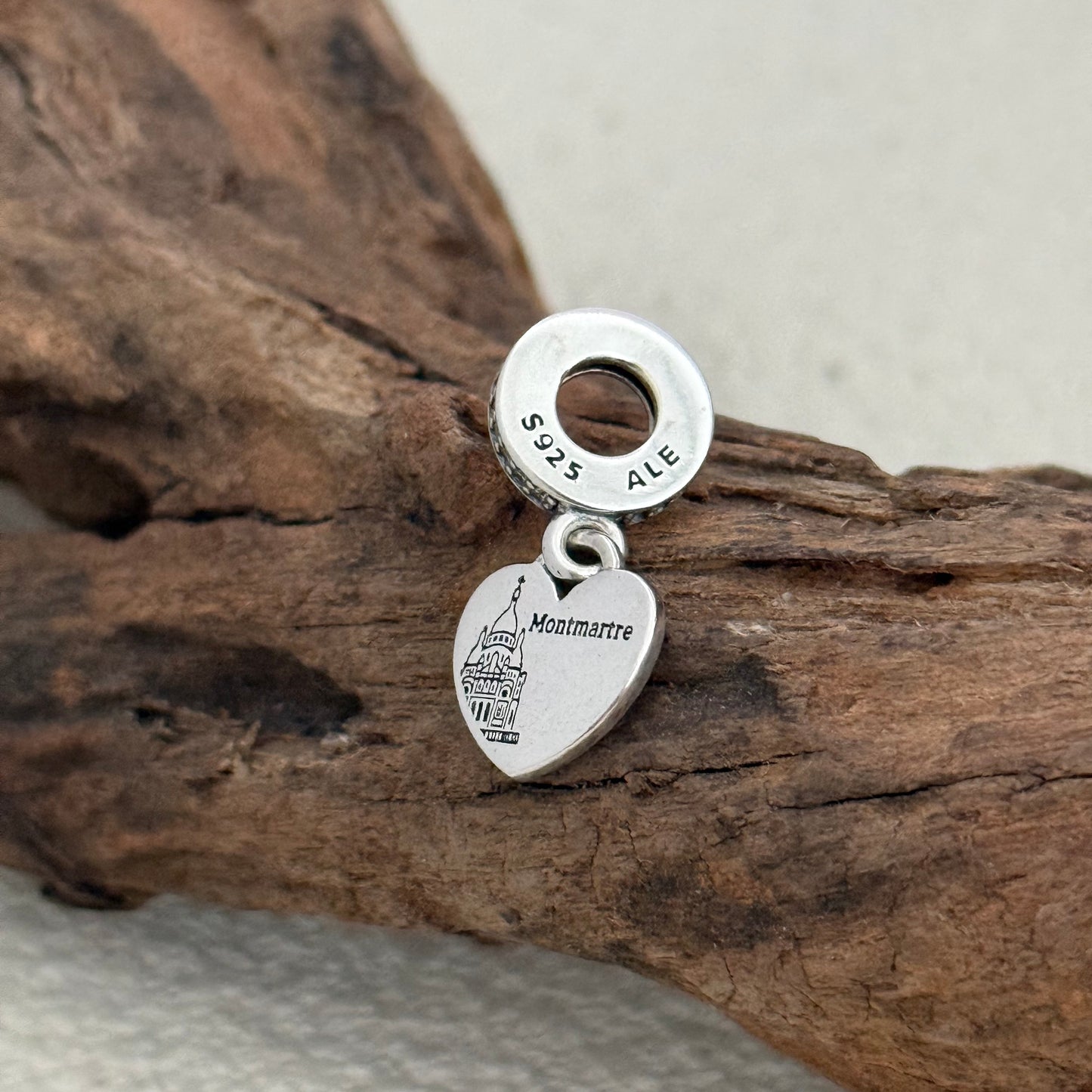 Montmartre Heart Exclusive Dangle Charm Pendant for Pandora Bracelet