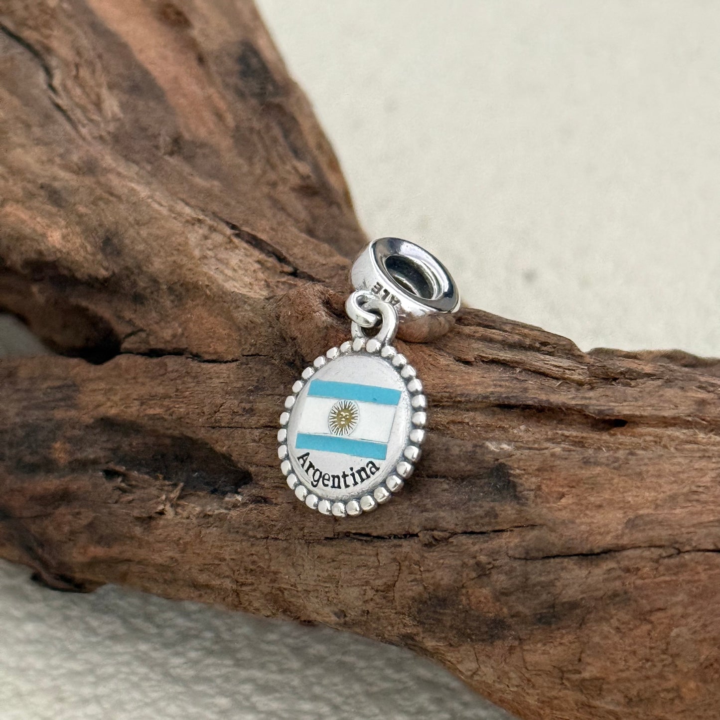 Argentina Exclusive Dangle Charm Pendant for Pandora Bracelet