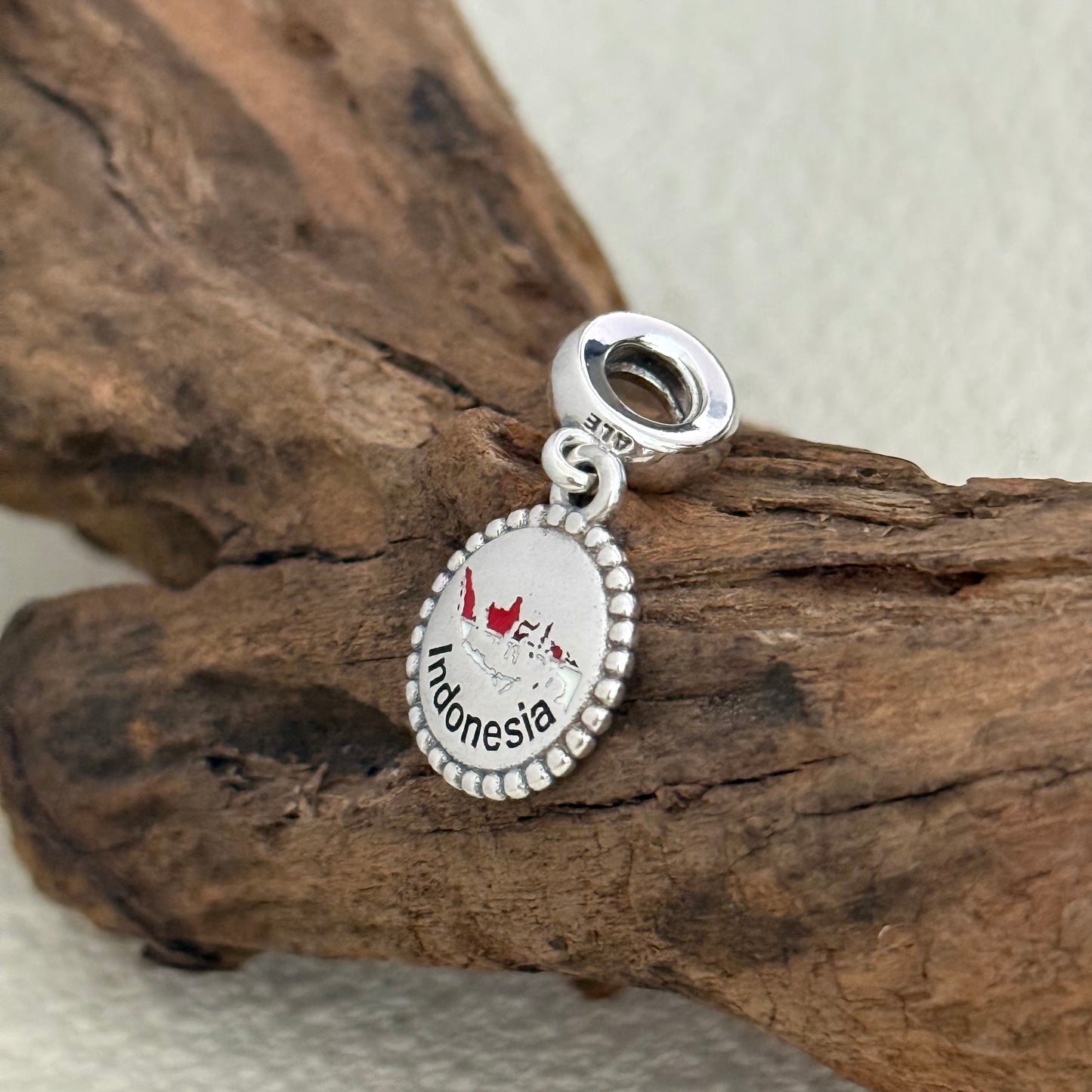 Indonesia Map Exclusive Dangle Charm for Pandora Bracelet