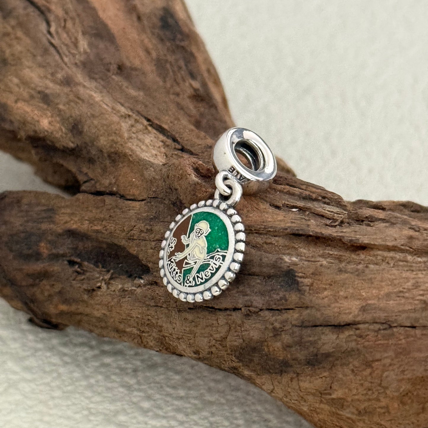 The Federation of Saint Kitts & Nevis Exclusive Dangle Charm for Pandora Bracelet