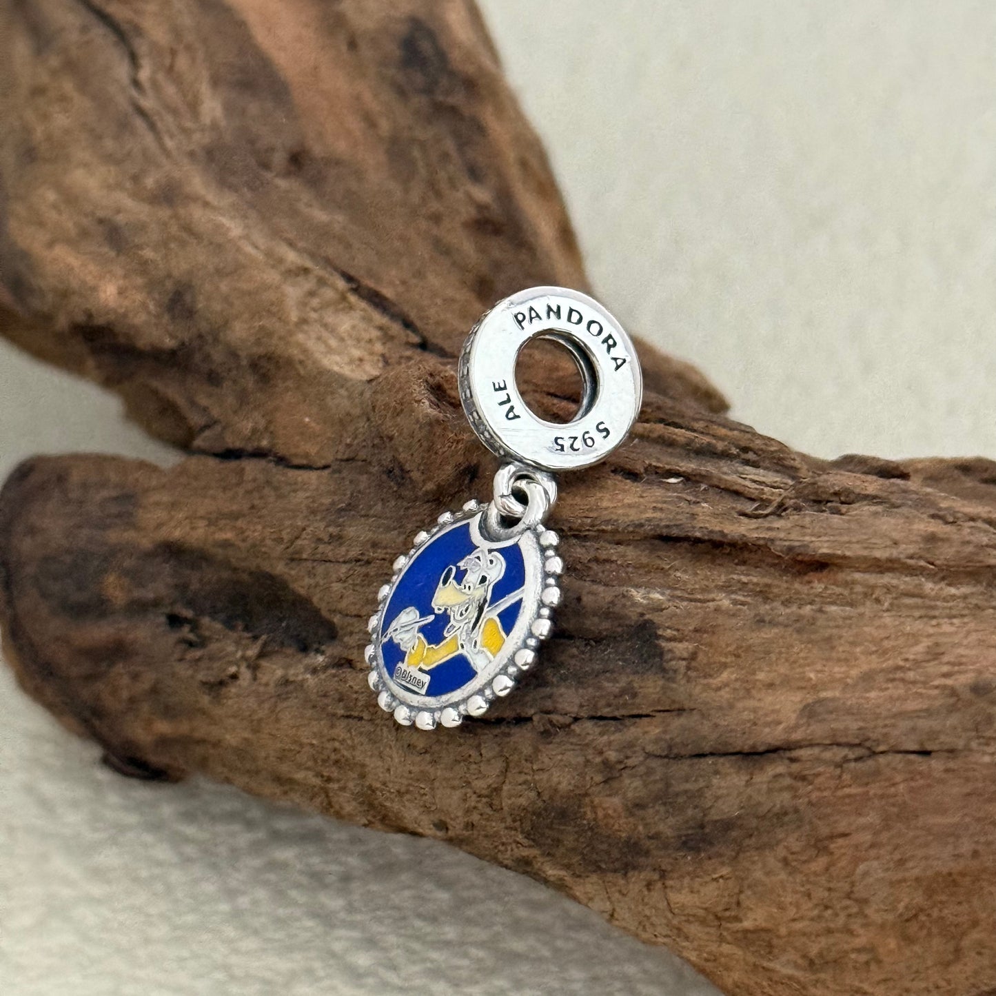 Disney Magic Goof Exclusive Dangle 925 Sterling Silver Charm for Pandora Bracelet
