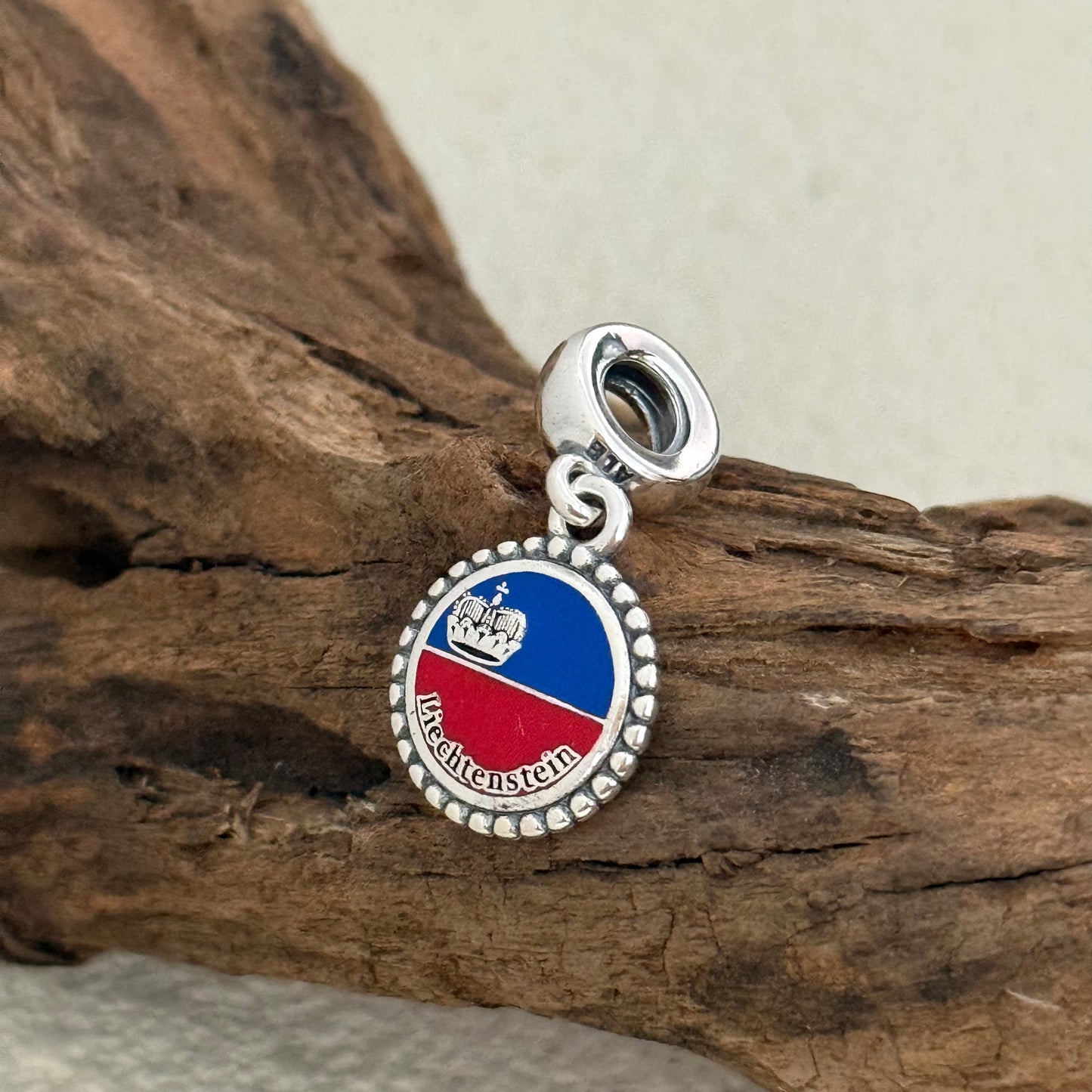 Liechtenstein Exclusive Dangle 925 Sterling Silver Charm for Pandora Bracelet