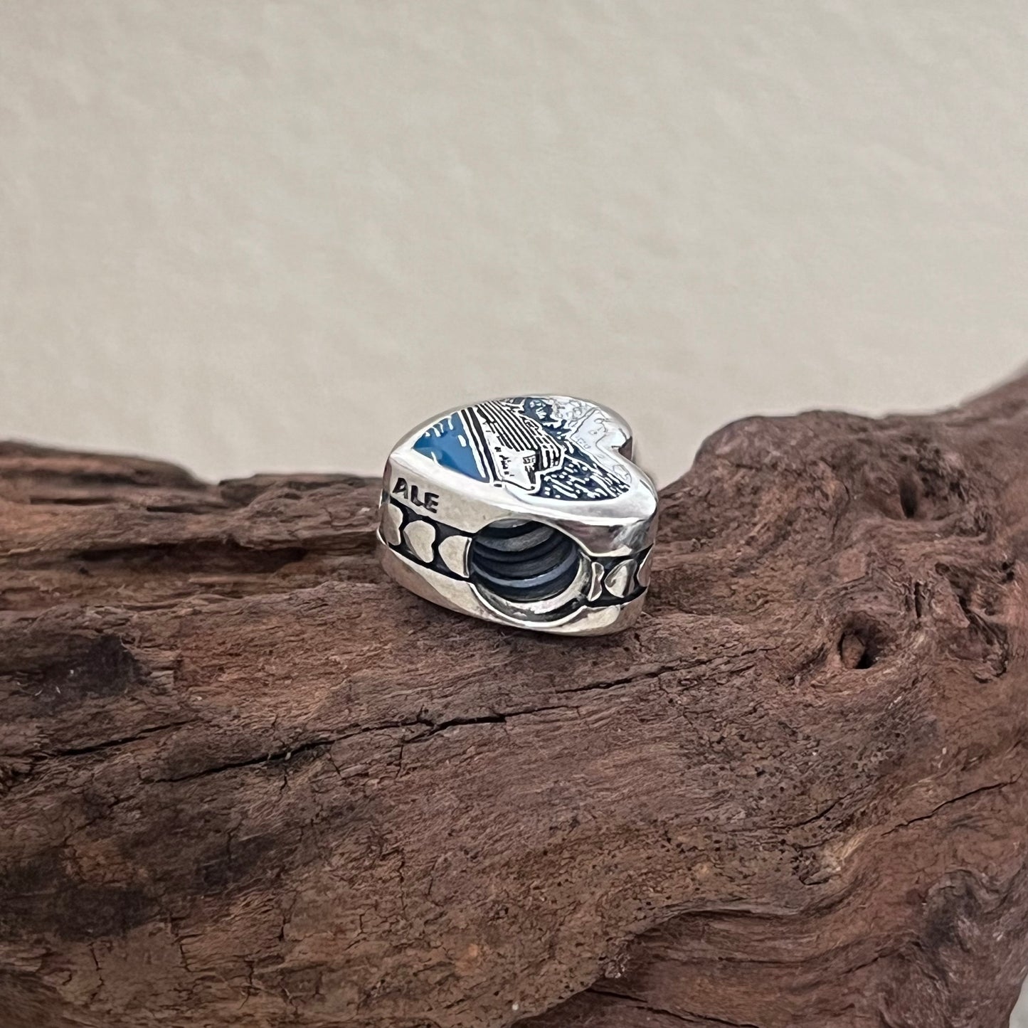 Pandora Alaska Exclusive Heart Bead Charm for Pandora Bracelet
