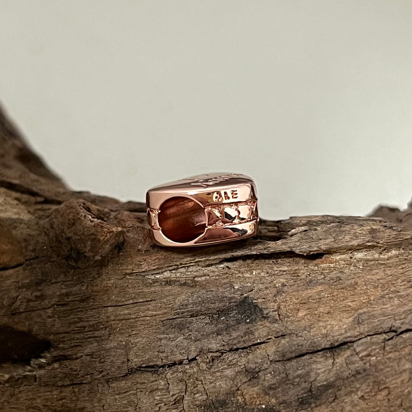 I Love Nana Exclusive Heart Bead Charm for Pandora Bracelet Rose gold-plated