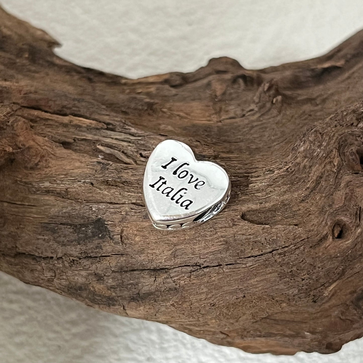 I Love Italia Exclusive Heart Bead Charm for Pandora Bracelet