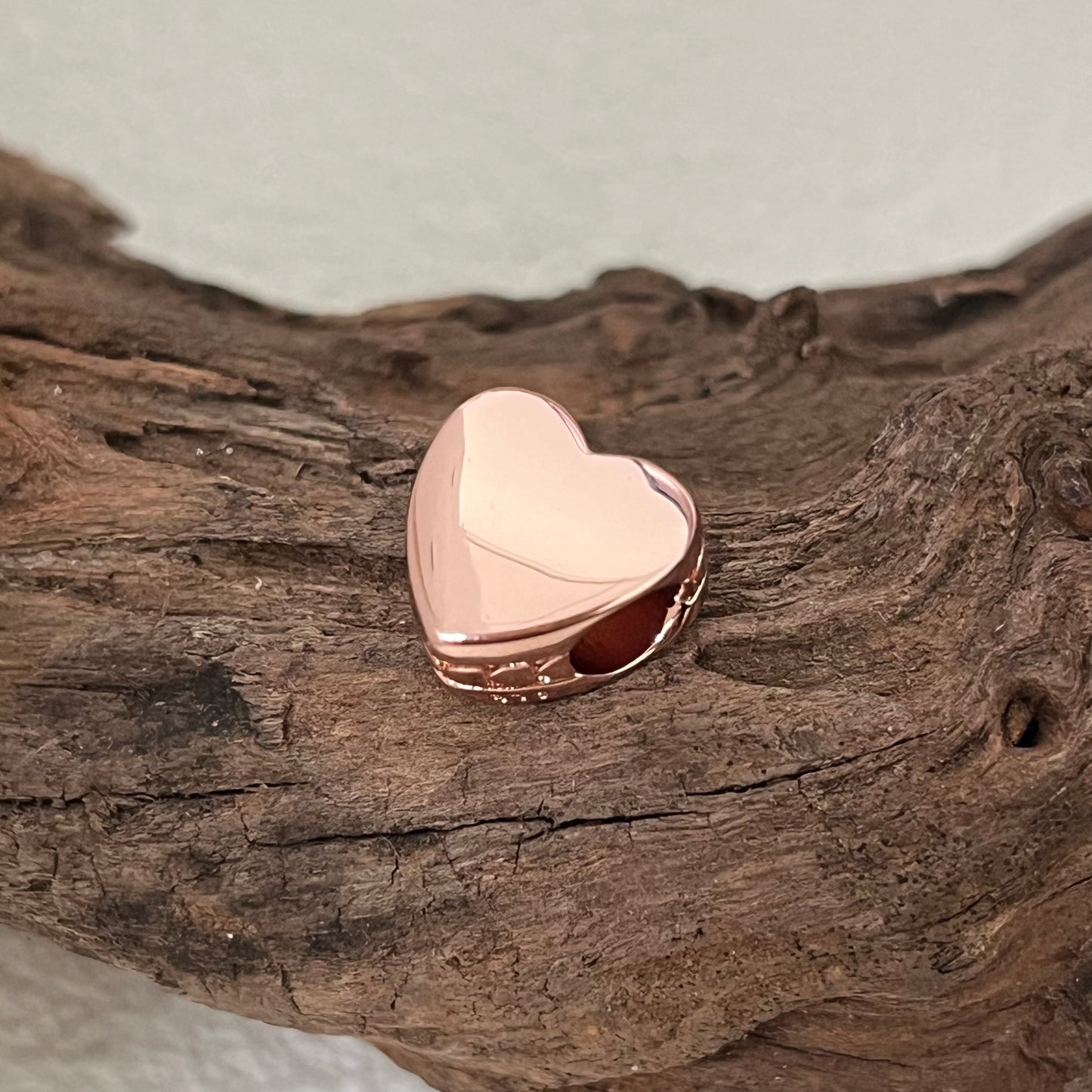 Love Grandma Exclusive Heart Bead Charm for Pandora Bracelet Rose gold-plated
