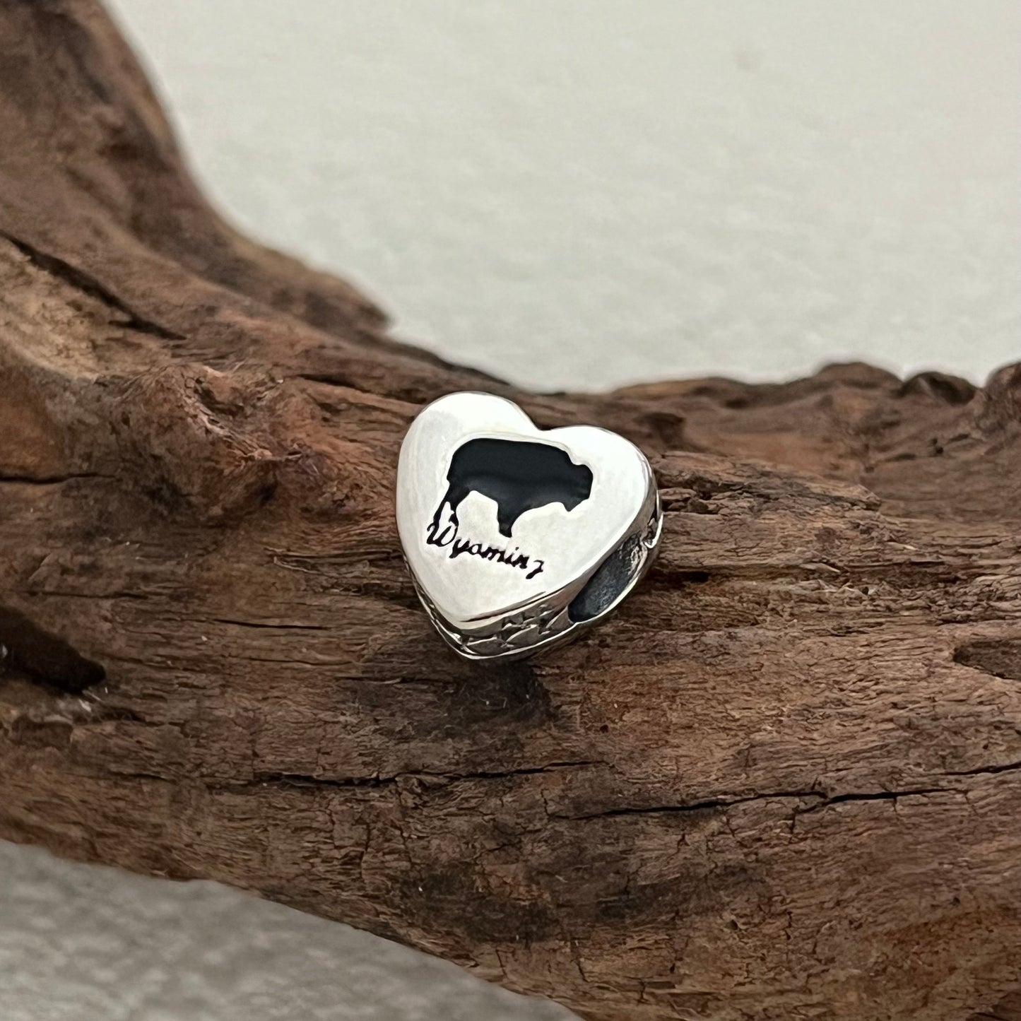 Yellowstone, National Park, Wyoming Exclusive Heart Bead Charm for Pandora Bracelet