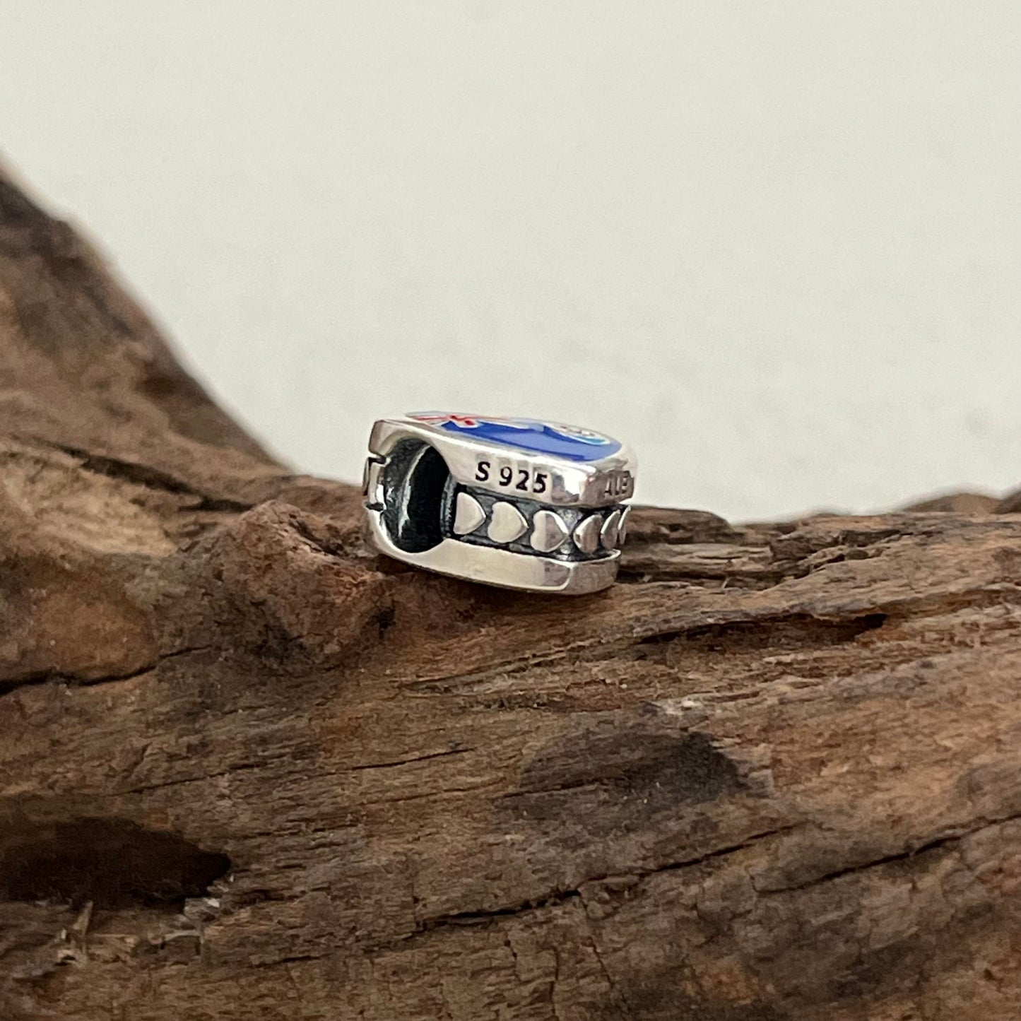 Anguilla Flag Exclusive Heart Bead Charm for Pandora Bracelet