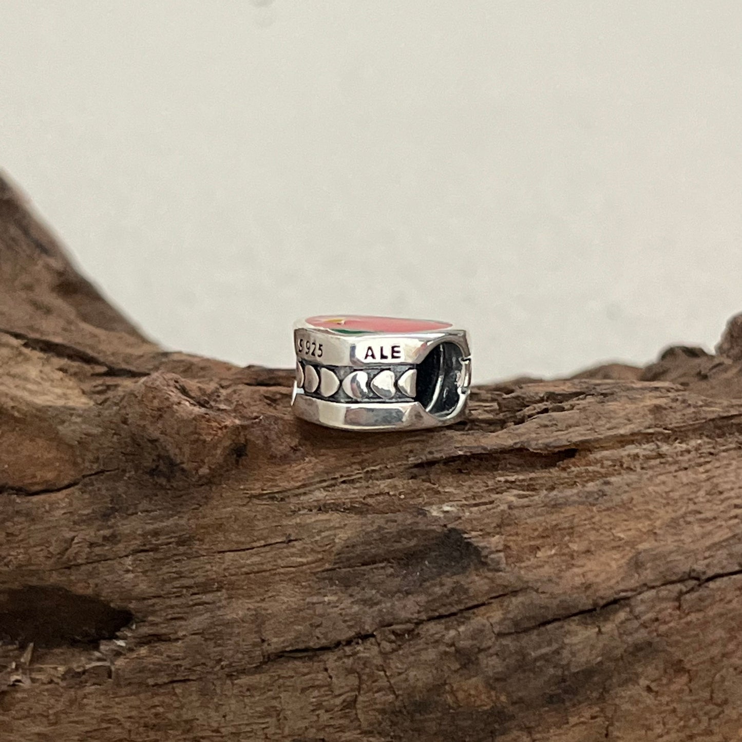 Guadeloupe Flag Exclusive Heart Bead Charm for Pandora Bracelet