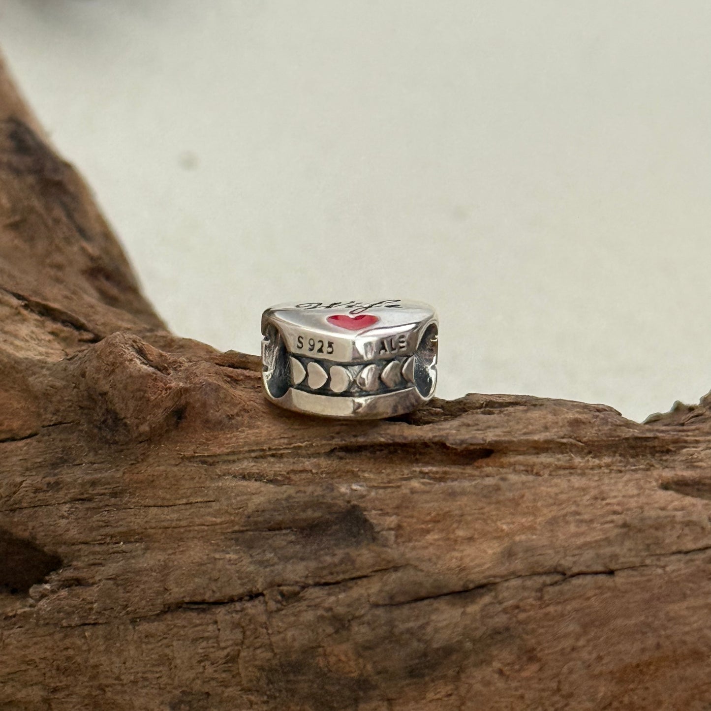 Love Wife Exclusive Heart Bead Charm for Pandora Bracelet