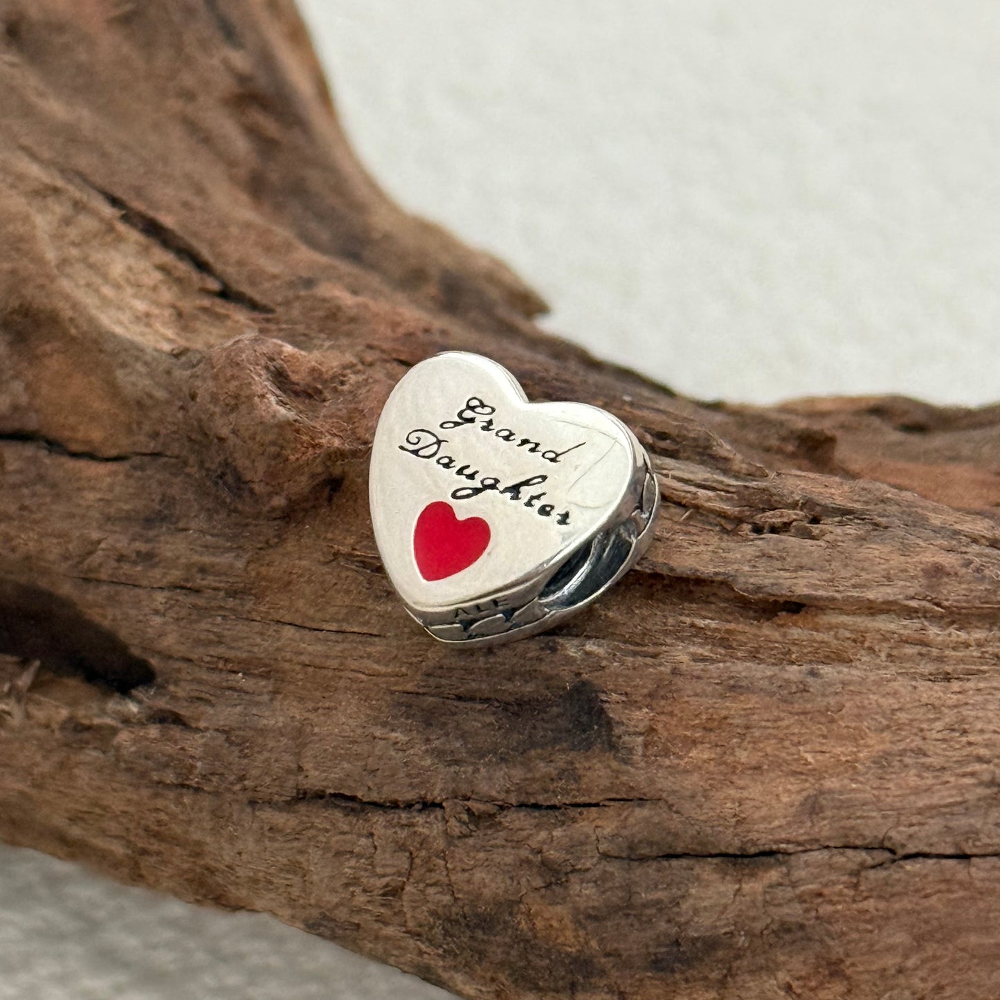 Love Grand Daughter Exclusive Heart Bead Charm for Pandora Bracelet