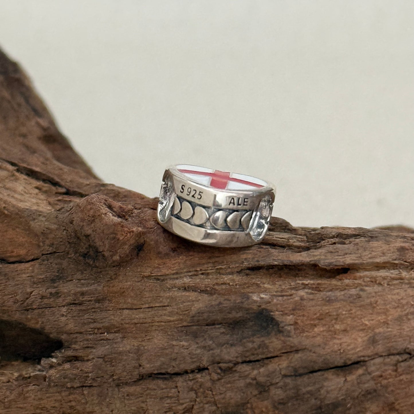 England Flag Exclusive Heart Bead Charm for Pandora Bracelet