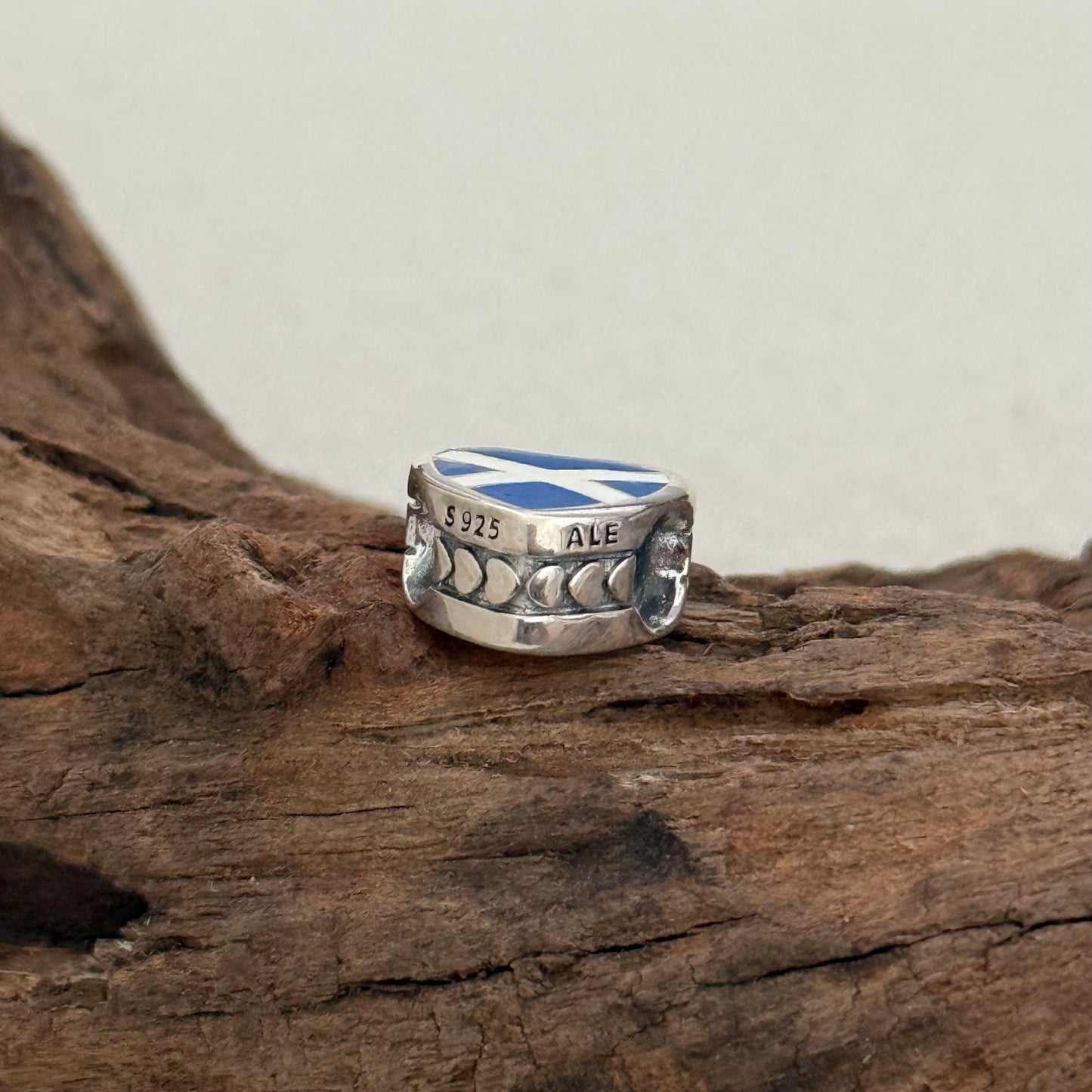 SCOTLAND Flag Exclusive Heart Bead Charm for Pandora Bracelet