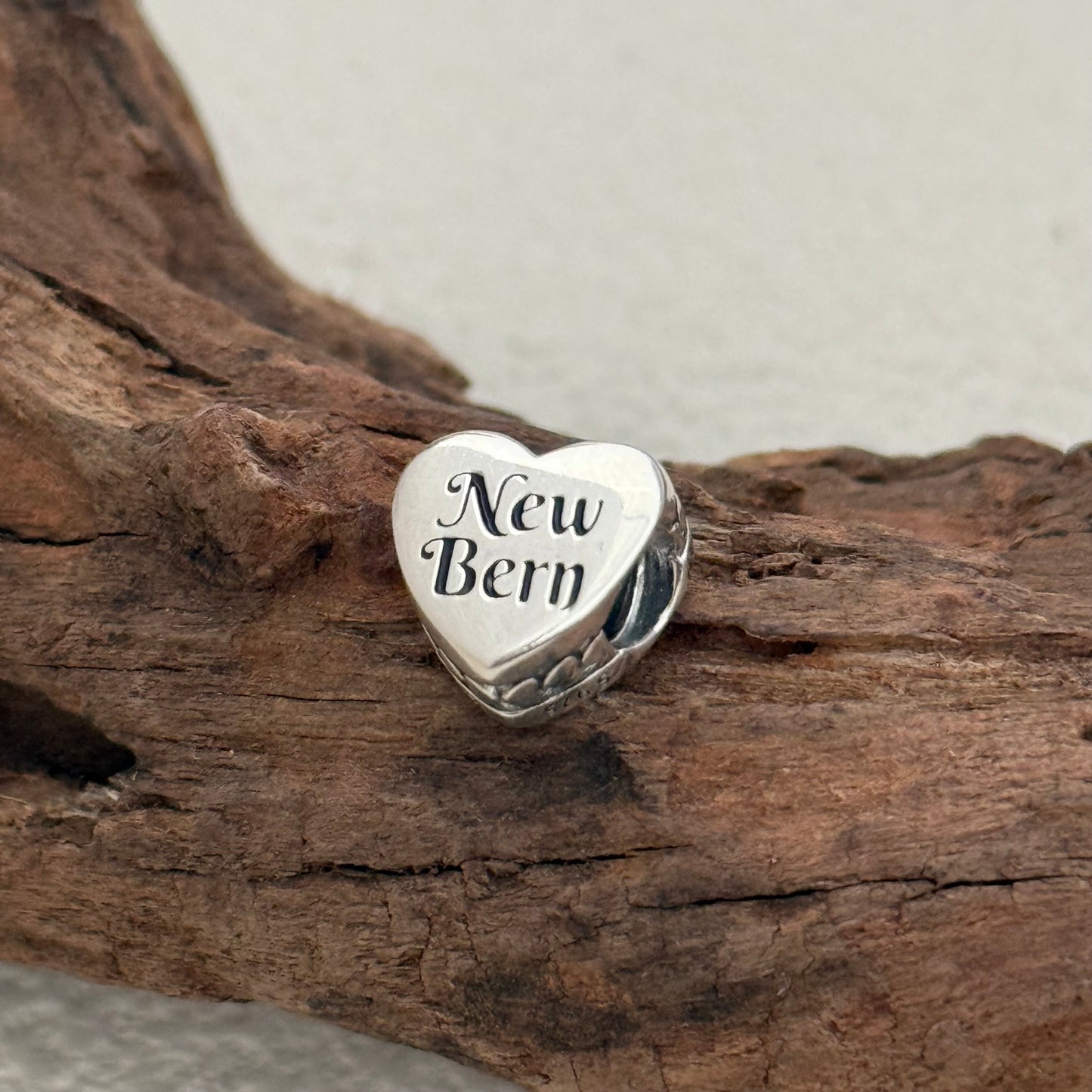 New Bern Bear Exclusive Heart Bead Charm for Pandora Bracelet