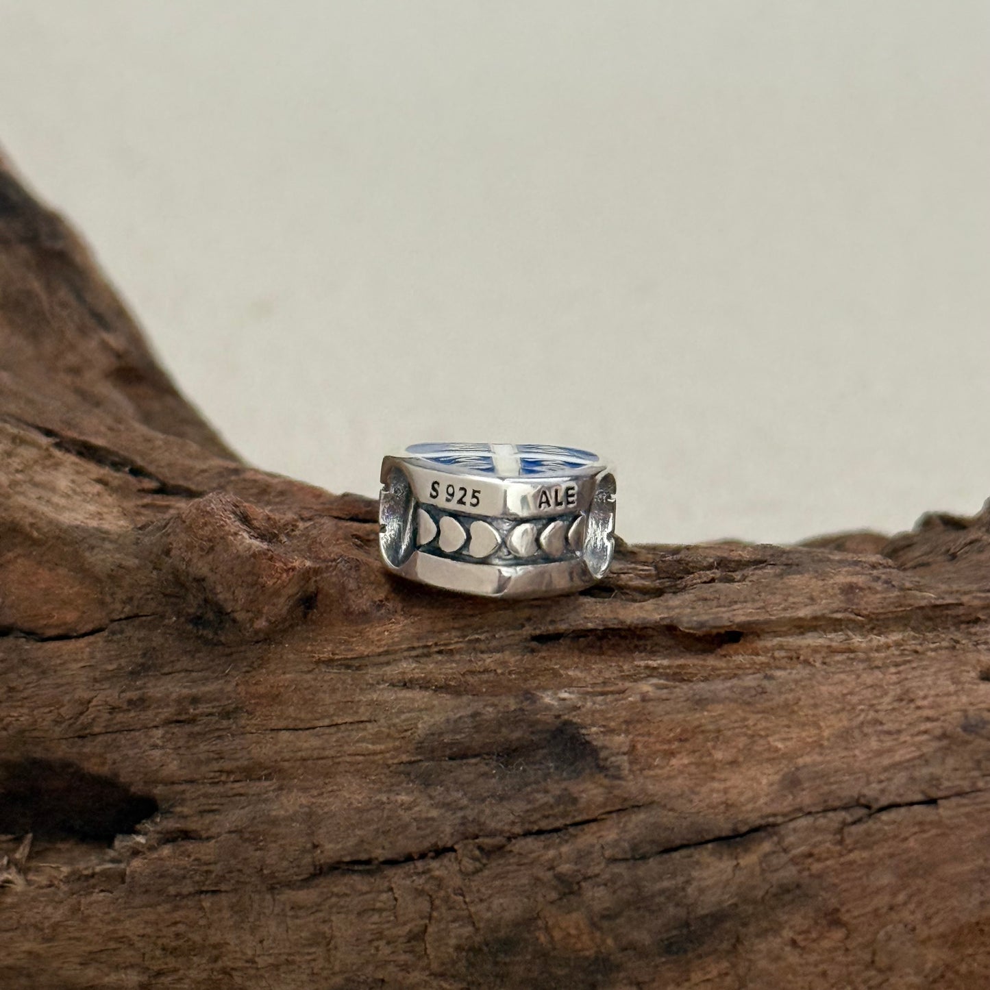 Martinique Snake flag Exclusive Heart Bead Charm for Pandora Bracelet