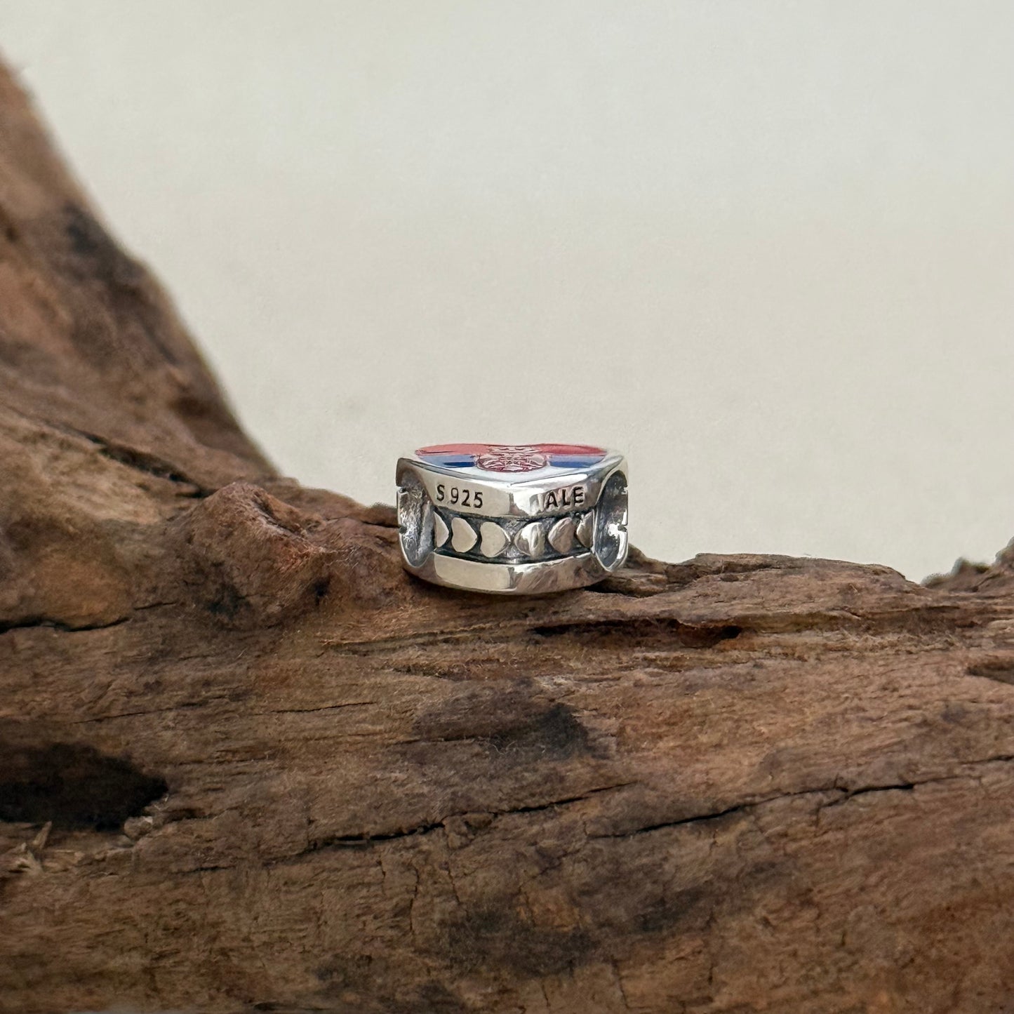 Serbia Flag Exclusive Heart Bead Charm for Pandora Bracelet