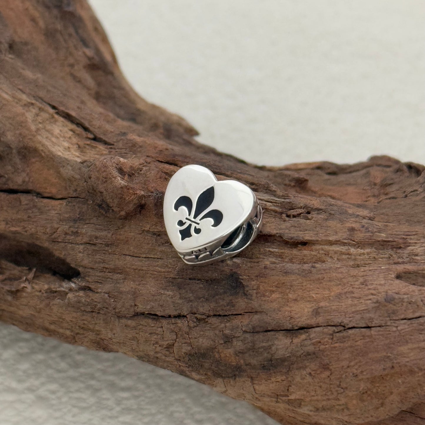 New Orleans Exclusive Heart Bead Charm for Pandora Bracelet