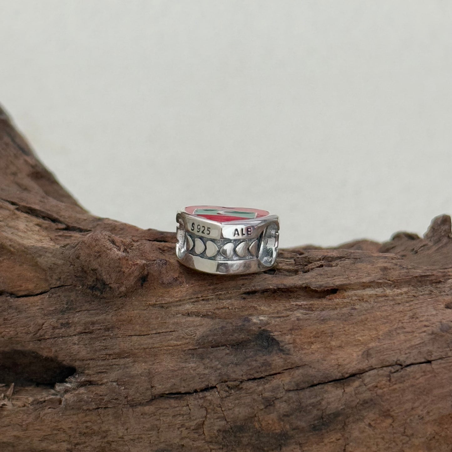 Maldives Flag Exclusive Heart Bead Charm for Pandora Bracelet