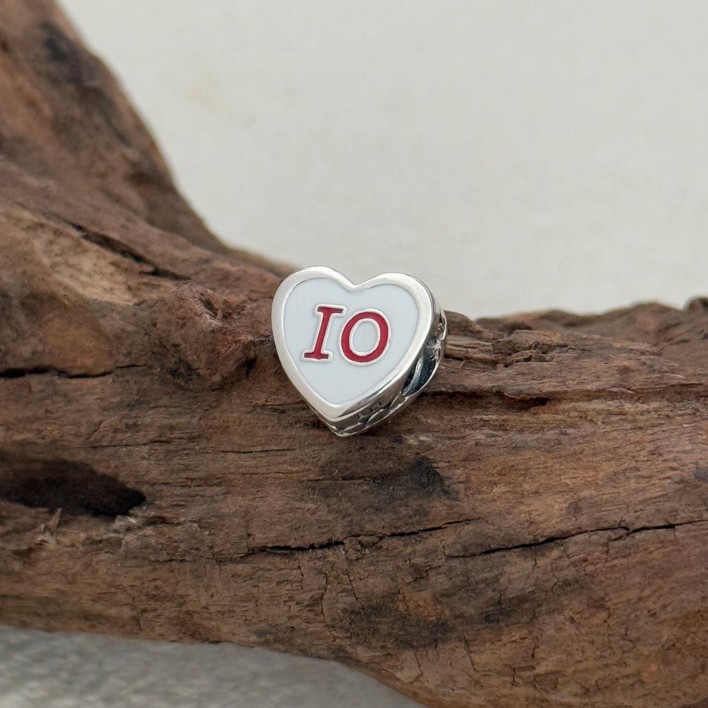 Ohio Exclusive Heart Bead Charm for Pandora Bracelet