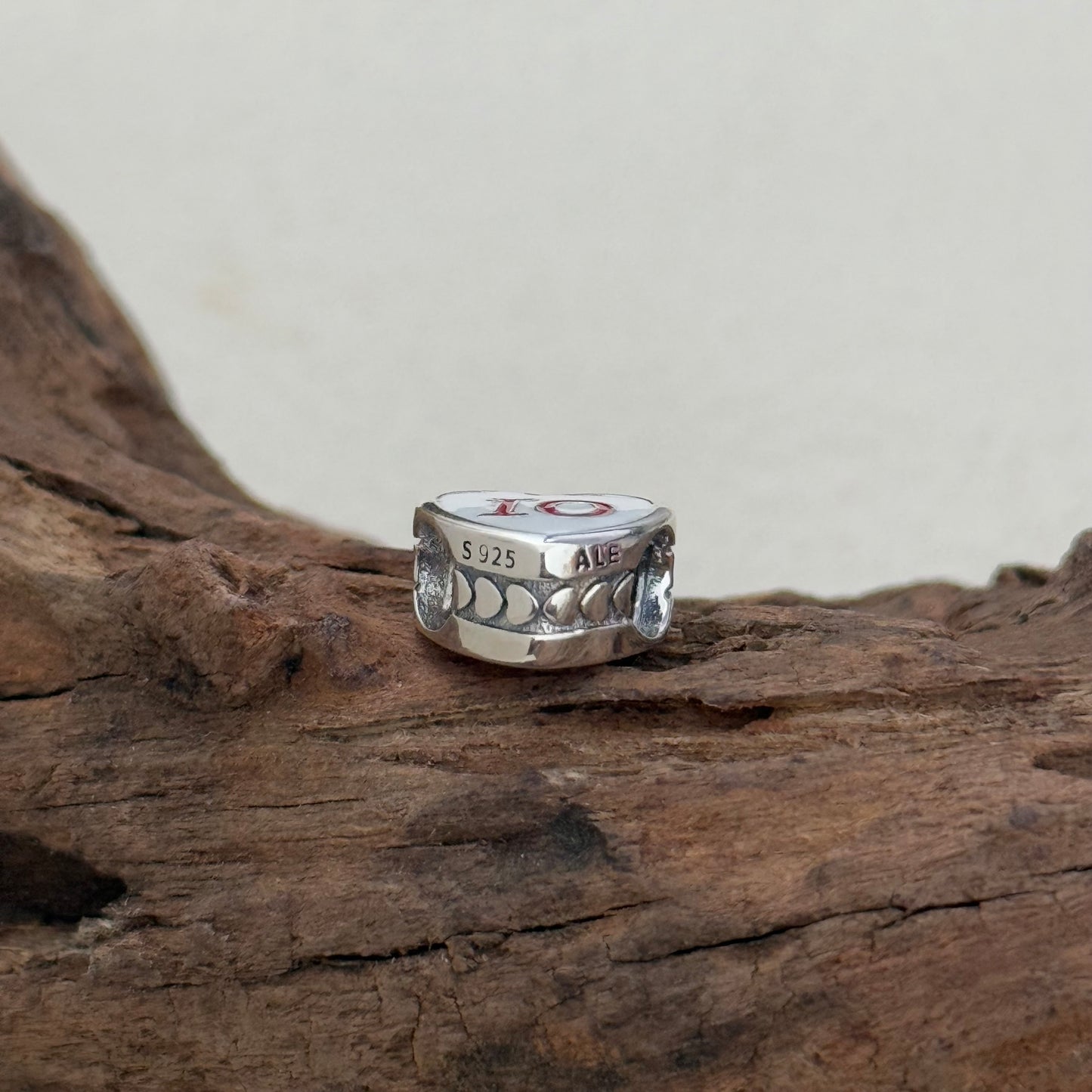 Ohio Exclusive Heart Bead Charm for Pandora Bracelet