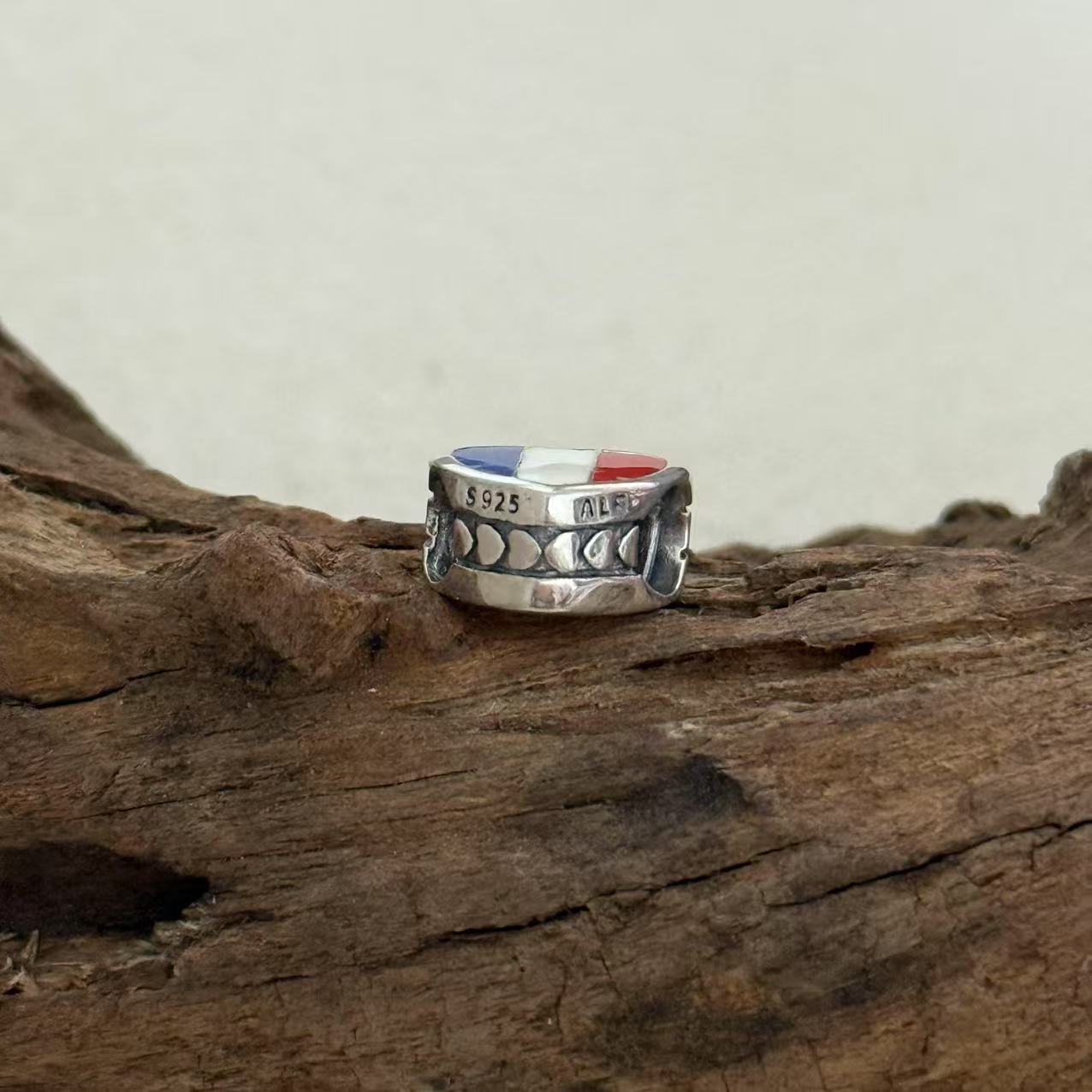 France Flag Exclusive Heart Bead Charm for Pandora Bracelet