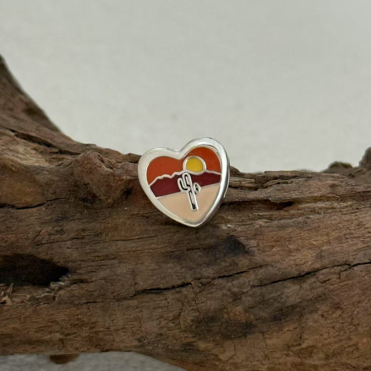 Arizona Exclusive Heart Bead Charm for Pandora Bracelet
