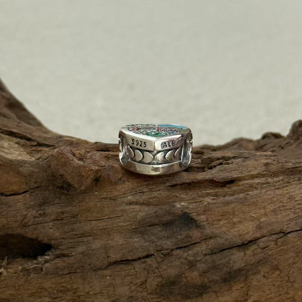 Ohio Bridge Exclusive Heart Bead Charm for Pandora Bracelet