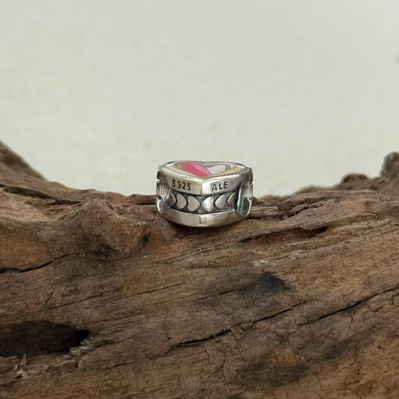 Beach Sandal Charm Exclusive Heart Bead Charm for Pandora Bracelet