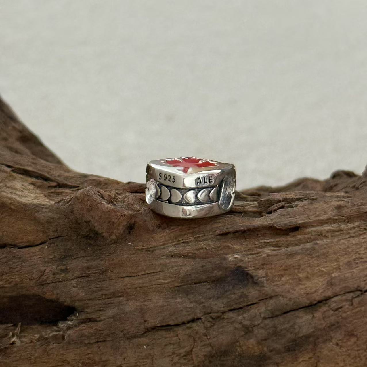 Canada Maple leaf Charm Exclusive Heart Bead Charm for Pandora Bracelet