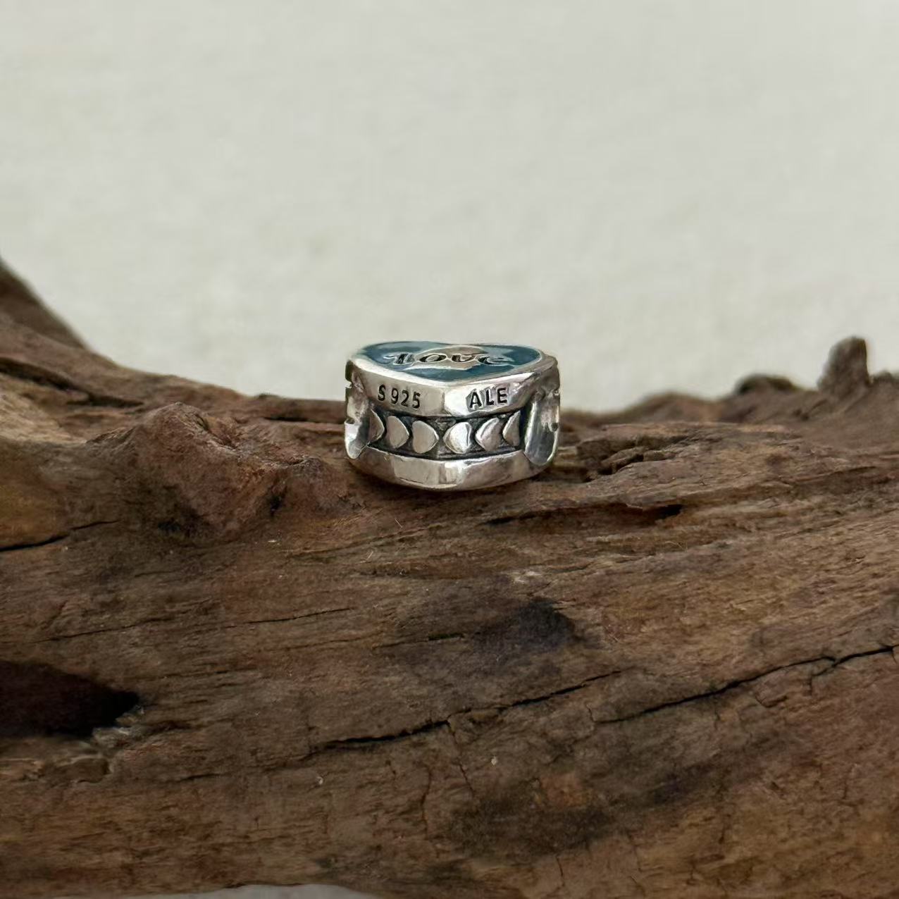 Bay City Charm Exclusive Heart Bead Charm for Pandora Bracelet